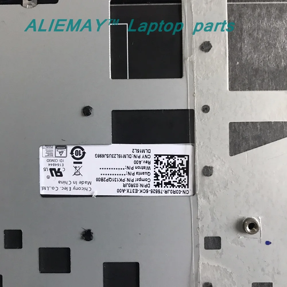 Оригинальный чехол для ноутбука DELL Inspiron MASTER15 7566 7567 раскладка клавиатуры с