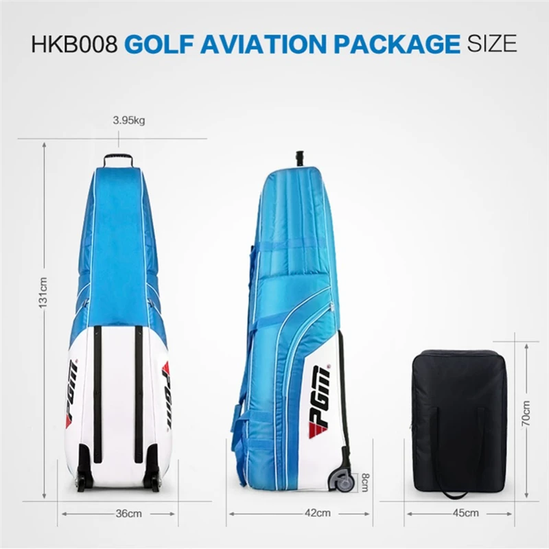 Pgm авиационная сумка для гольфа посылка водонепроницаемая путешествия самолет