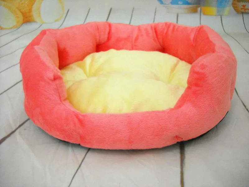 

Pet nest new super soft short plush pet nest Macarons series winter small dog pet pad.