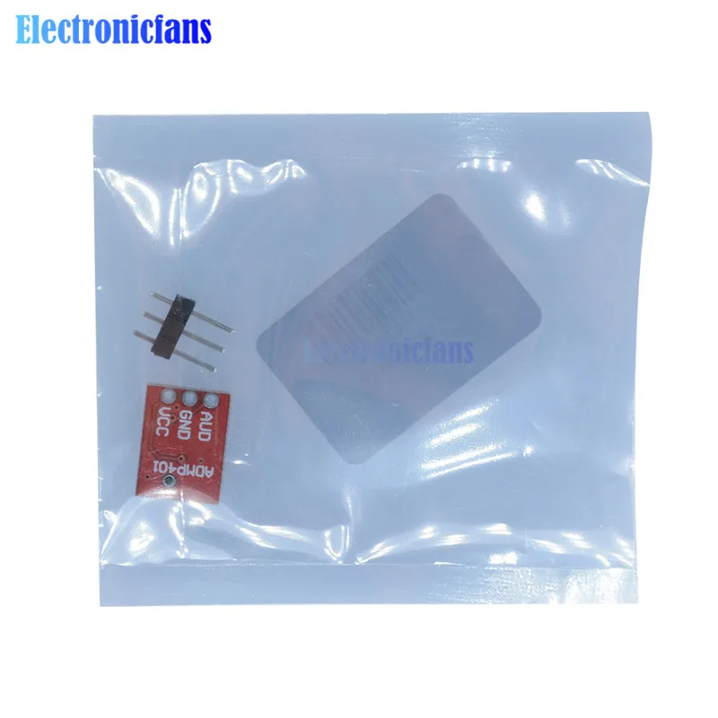 Усилитель ADMP401 MEMS плата модуля пробоя микрофона с 1 5 В до 3 постоянного тока для