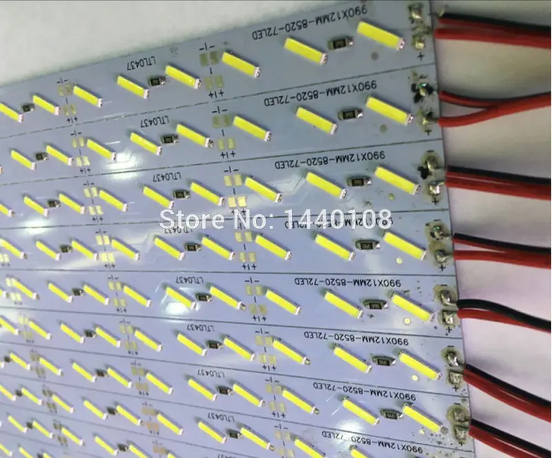 Бесплатная DHL samsung чип 25 Вт 200 шт./лот 8520 SMD светодиодный бар свет DC12V белый/холодный