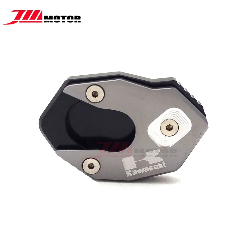 Motorcycle CNC Alunimun KickStand Side Stand Enlarge Extension Pad For Kawasaki Z650 Z900 Z1000 Z1000SX ER-6N ZX-6R ZX10R ZX16R |