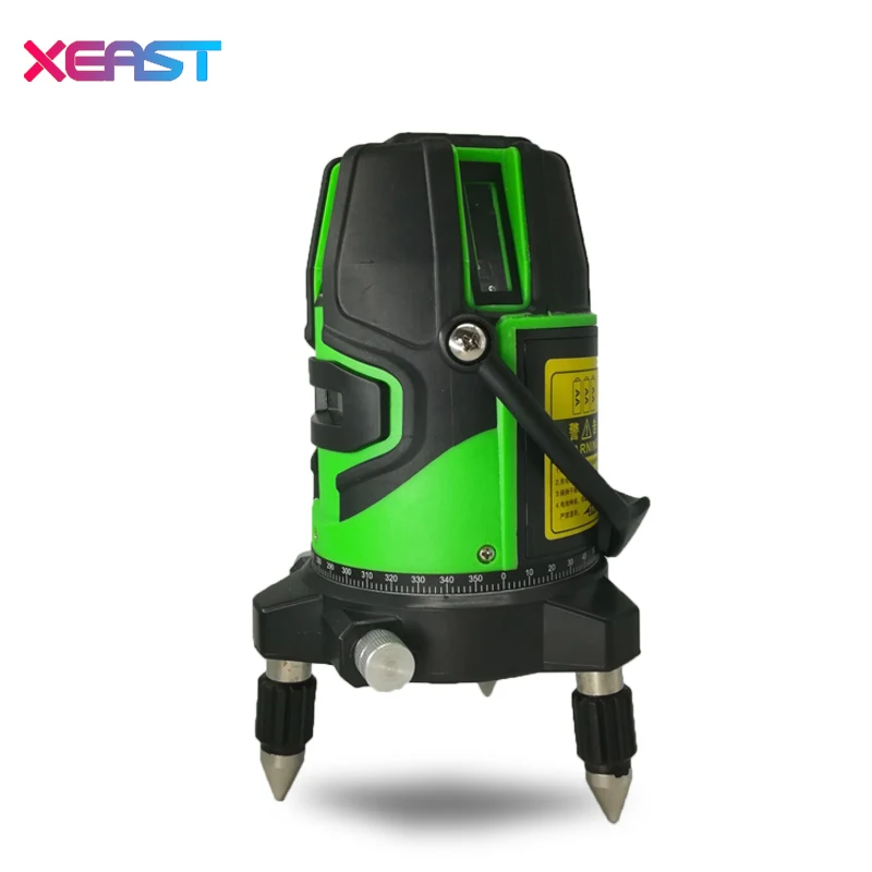 XEAST XE 20A новинка 5 лазерных линий 6 точек 360 градусов вращающийся 635нм