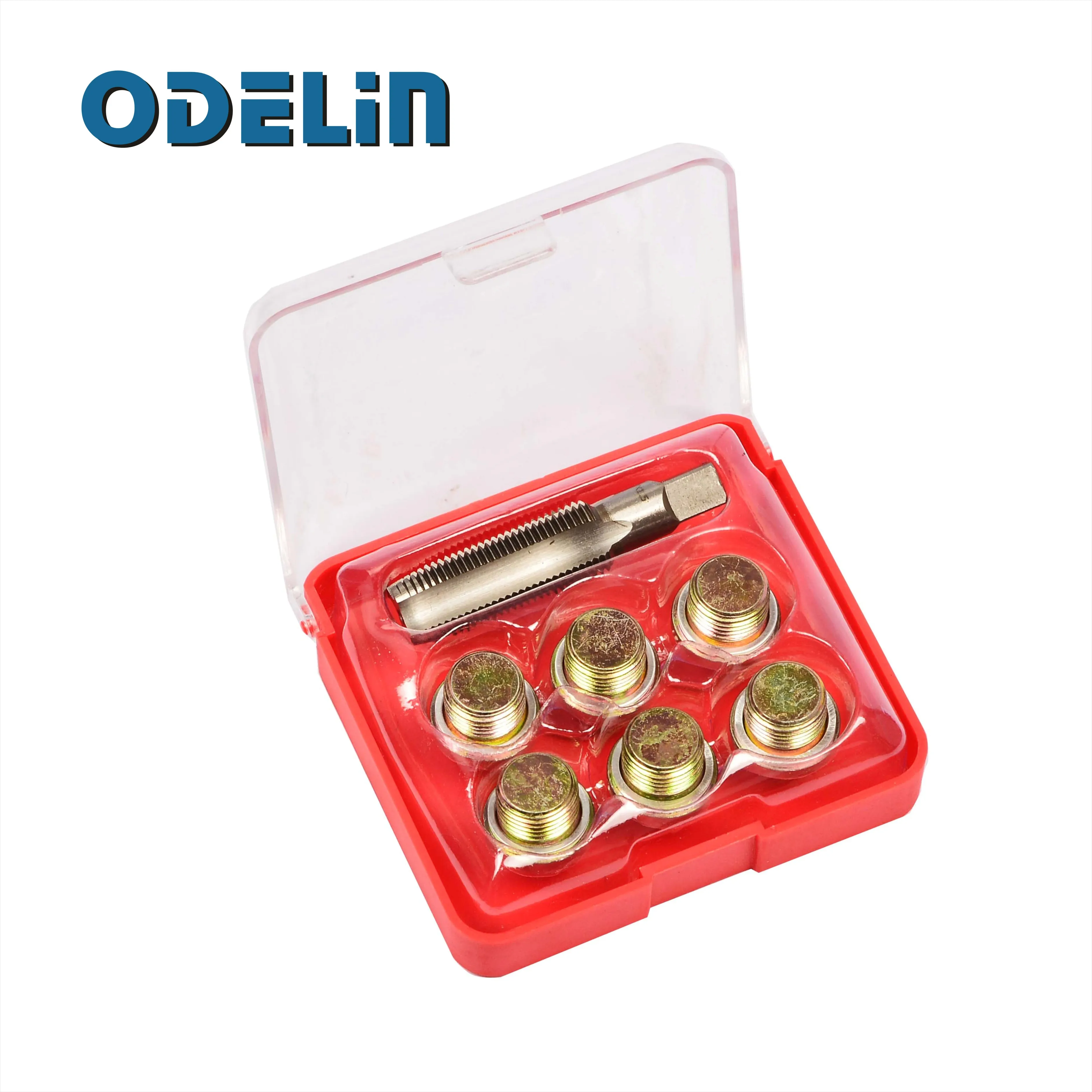 

7Pcs Automotive Drain Tool Oil Sump Pan Stripped Thread Repair Kit M13x1.25