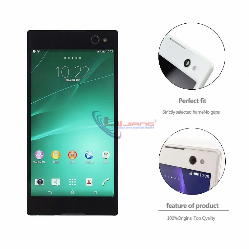 Оригинальный ЖК-дисплей 5 дюйма для Sony Xperia C3 D2533 D2502 сенсорный датчик дигитайзер в