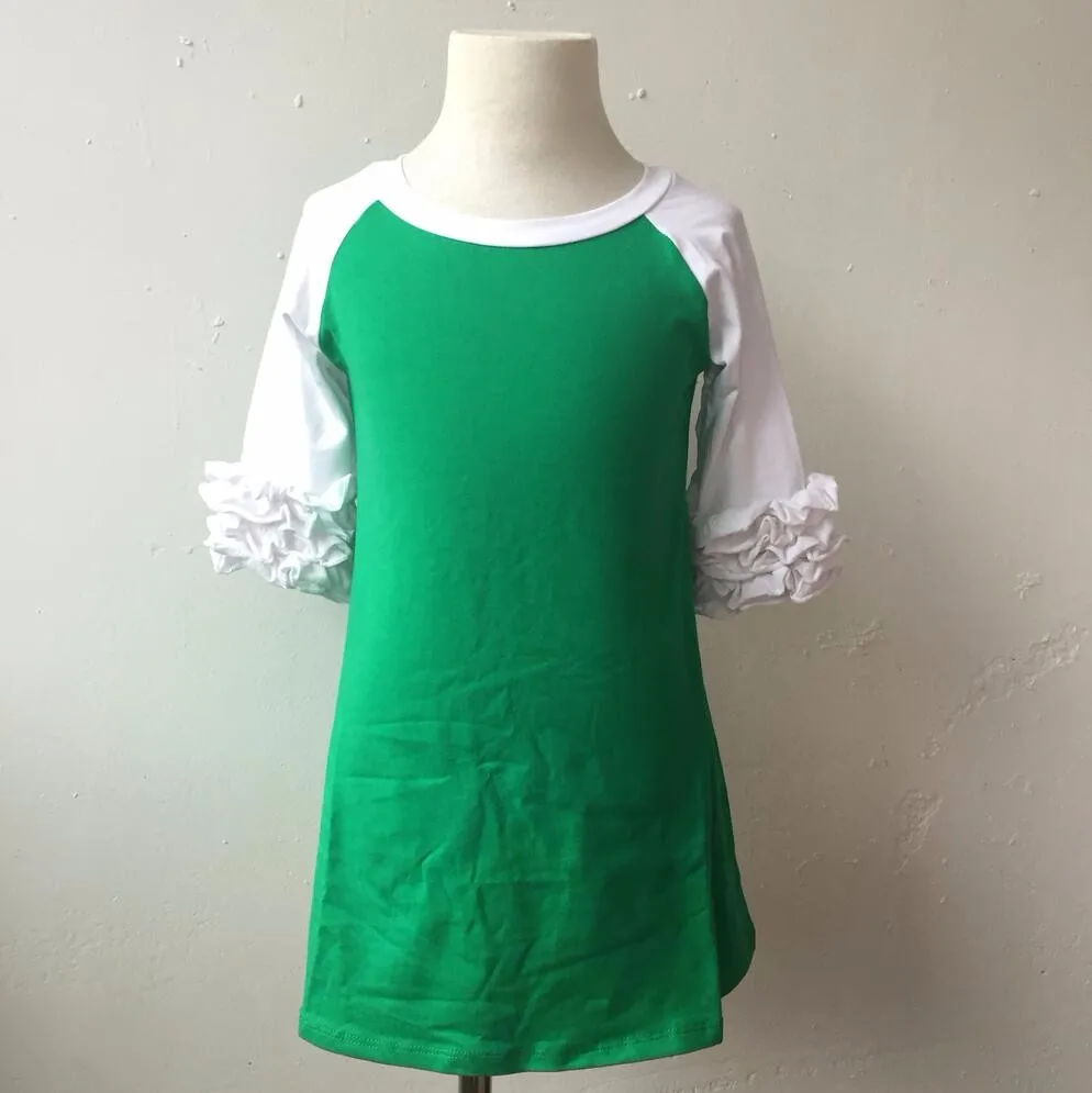 

Latest cotton dress Mommy & Me simple raglan dress family raglan dress