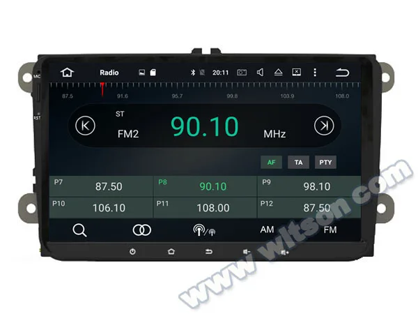 WITSON 9 'ɺndroid 0 для VOLKSWAGEN B6 CADDY PASSAT SAGITAR GOLF CAR RADIO 8 Octa Core + 1024X600 HD DVR/WIFI DSP DAB |