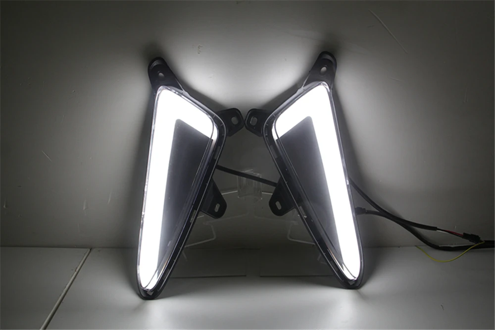 1 комплект светодиодный дневные ходовые огни для Toyota C-HR ЧР дневного света задний бампер туман лампа стоп-сигнала Предупреждение свет