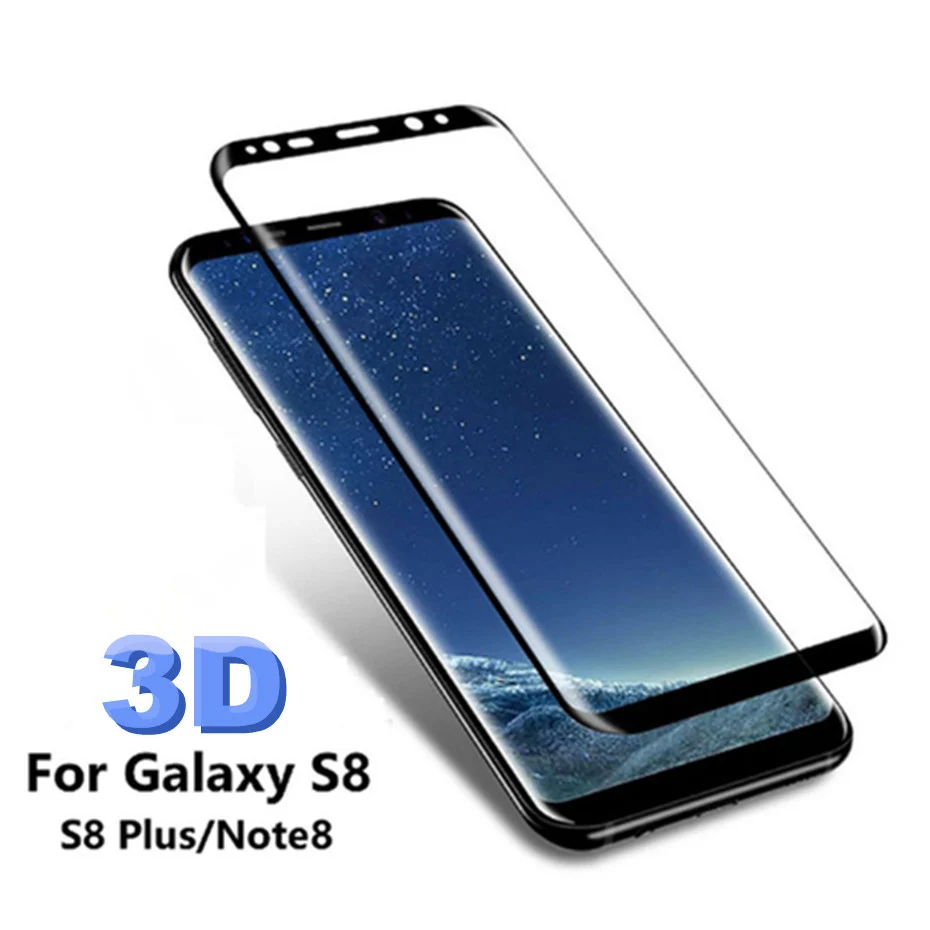 3D полное изогнутое Защитное стекло для samsung s8 galaxy plus 9H защита экрана закаленное s7
