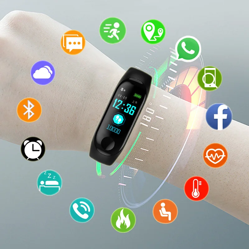 Модные цифровые наручные часы мужские спортивные IP68 Водонепроницаемые с Bluetooth