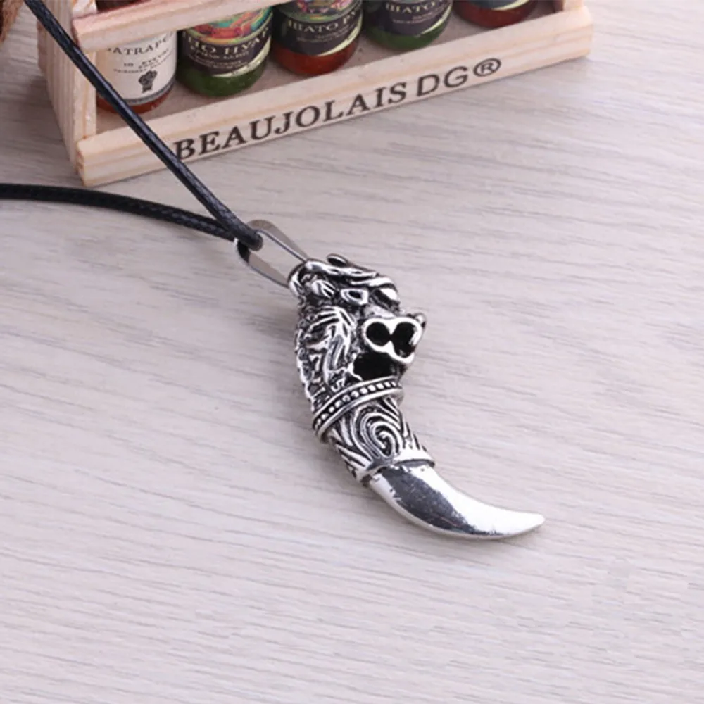 Мужские кулоны в форме волка из нержавеющей стали стиле панк 1 шт.|necklace jewelry|fashion