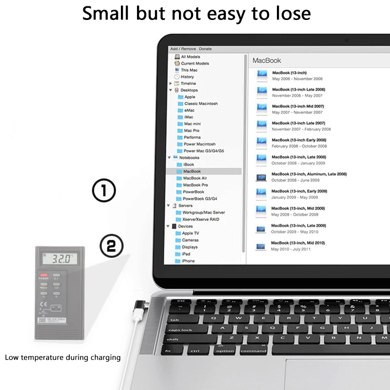 Магнитный USB адаптер для MacBook Pro 15 дюймов 6 контактов 4 3 А 87 Вт|Переходники и