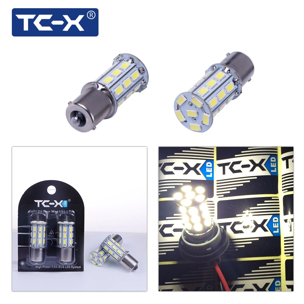 TC X P1 1156 P21W Светодиодные лампы заднего хода дневного ходового огня стоп сигналов и