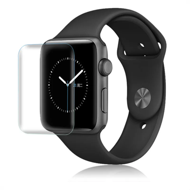 2 шт. в партии 40 44 38 42 мм ТПУ полное покрытие Защитная пленка для iwatch Apple Watch Series 1 2 3 4 защитная крышка экрана