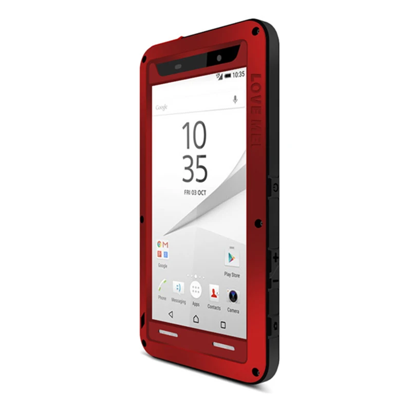 Металлический Алюминиевый Чехол LOVE MEI для Sony Xperia Z5 Compact / Mini противоударный