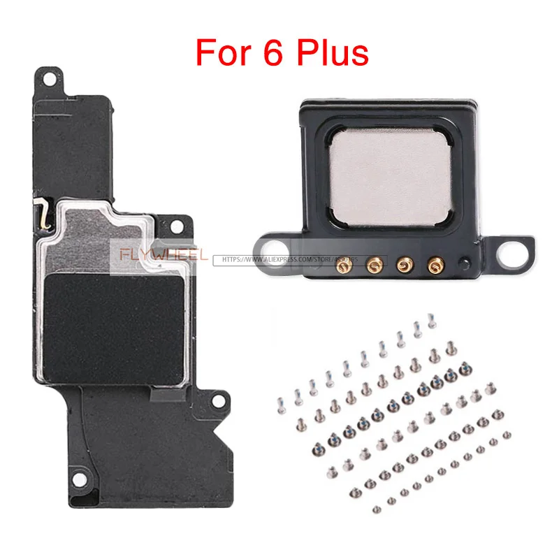 10 комплектов динамик звонок звуковой сигнал гибкий кабель для iPhone 5 5S 5C 6 6S 7 8 Plus X и