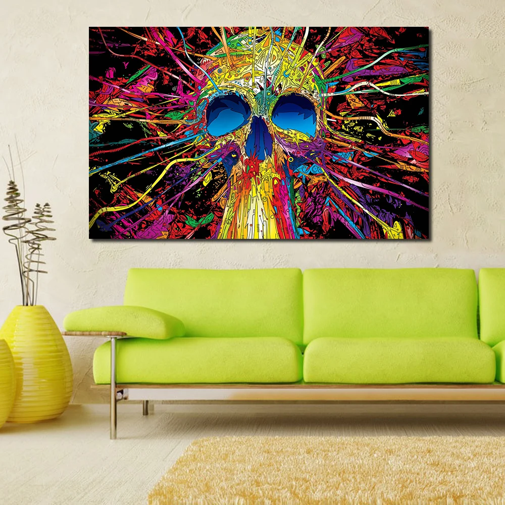 JQHYART большой масштаб абстракция картина маслом холст искусство домашний декор