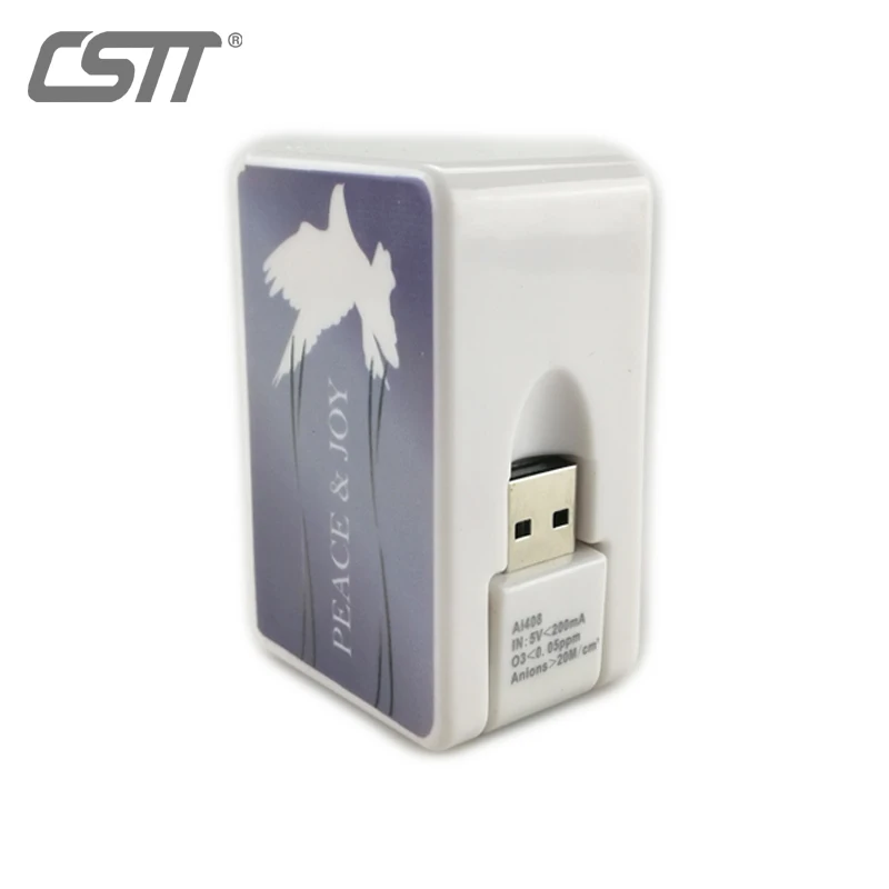 Портативный USB очиститель воздуха CSTT ионный освежитель удаляет сигаретный дым
