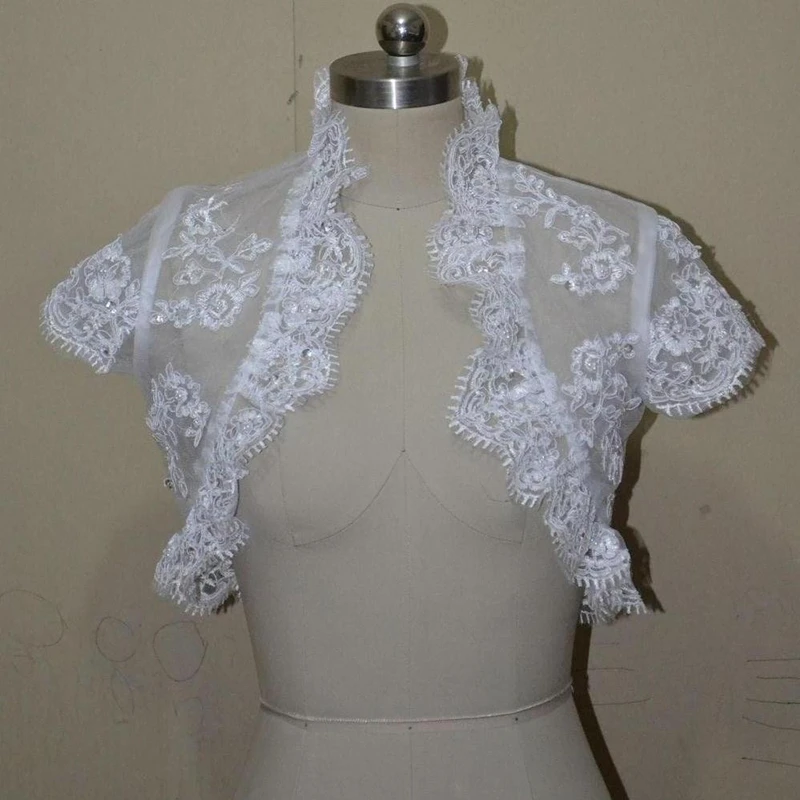 Новый дизайн 2021 Тюль с аппликацией свадебное платье куртка Свадебные аксессуары