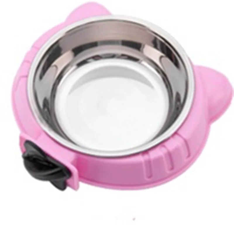 Кормушка для кошек с регулируемой высотой и диаметром 19 см, с краем, на который можно наступать, в новом стиле, экологичная и прочная.