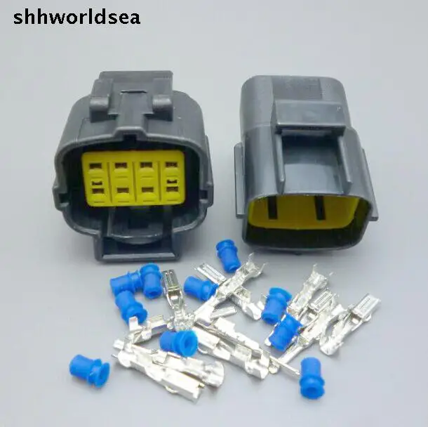 

Shhworldsea 8 Pin 1,8 мм герметичный водонепроницаемый соединитель проводки автоматический разъем для датчика кислорода двигателя 174984-2 174982-2