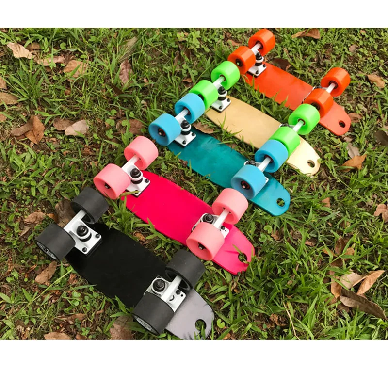 Мини 17 дюймов рыбы скейтборд клен профессиональный Longboard скейтборды полный для