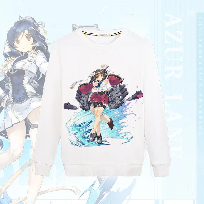

Hot game Azur Lane Utawarerumono cos Nekone skirt long sleeves leisure shirts summer skirt casual tees tops