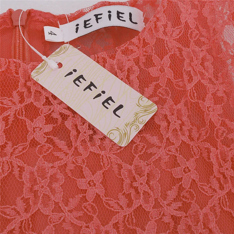 Infantil Vestido Girls Lace Flower Dress Kids Bridesmaid Wedding Formal Party Pageant Elegant Bridal Special Occasion | Детская одежда