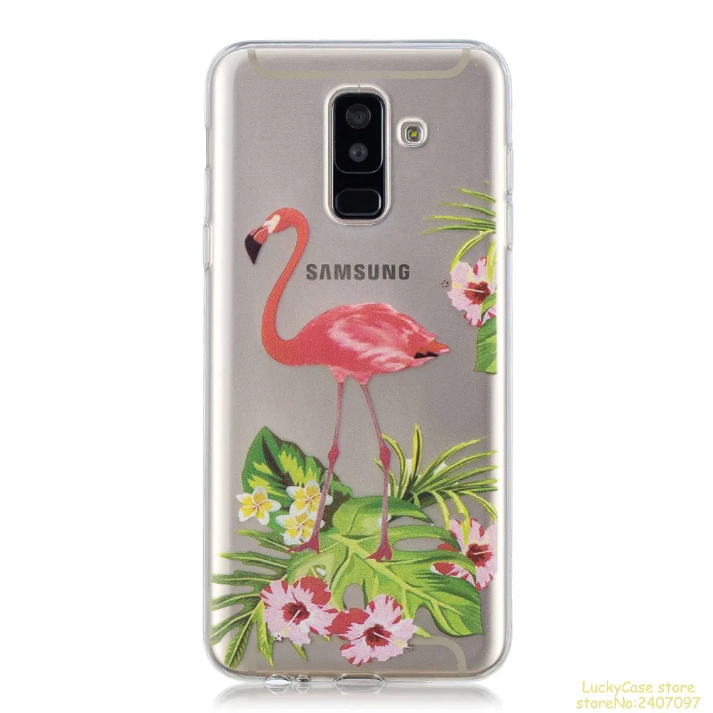 Для Samsung A6 PLUS 2018 чехол для телефона conque etui caso Капа прекрасный Стильный печати