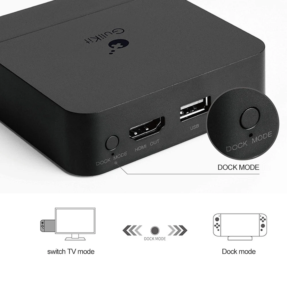 Портативная док-станция Gulikit NS05 для коммутации док-станции с USB-C PD зарядная подставка адаптер USB 3,0 порт