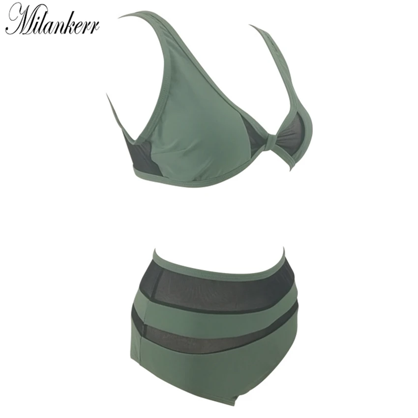 Milankerr Фирменная Новинка Бикини костюм из двух предметов Для женщин танкини