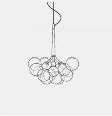 round 3 lights Американский Пелле прозрачные стеклянные шары E27 Led люстра Lamparas светильники нордический минимализм блеск подвесная люстра освещение - Цвет корпуса: round 3 lights