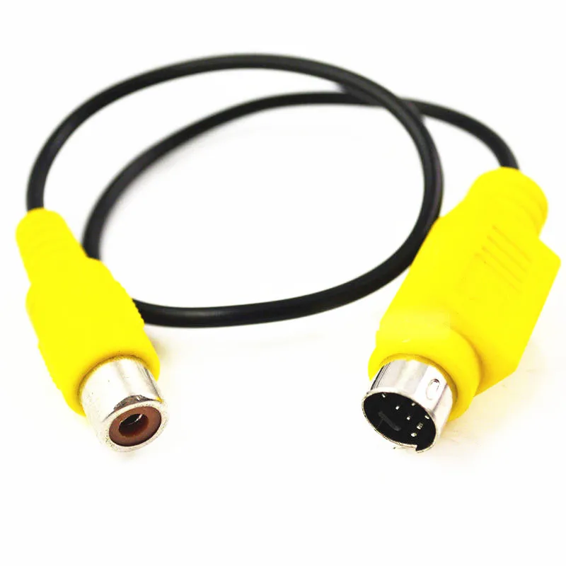 7 Pin S video mini Din штекер RCA Женский кабель адаптер 0 3 м Бесплатная доставка|rca female cable|to