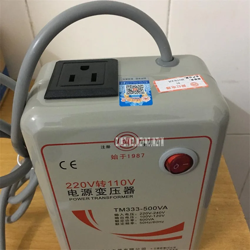 Новое поступление TM333 500VA Трансформатор 110 В до 220 преобразователь для домашнего