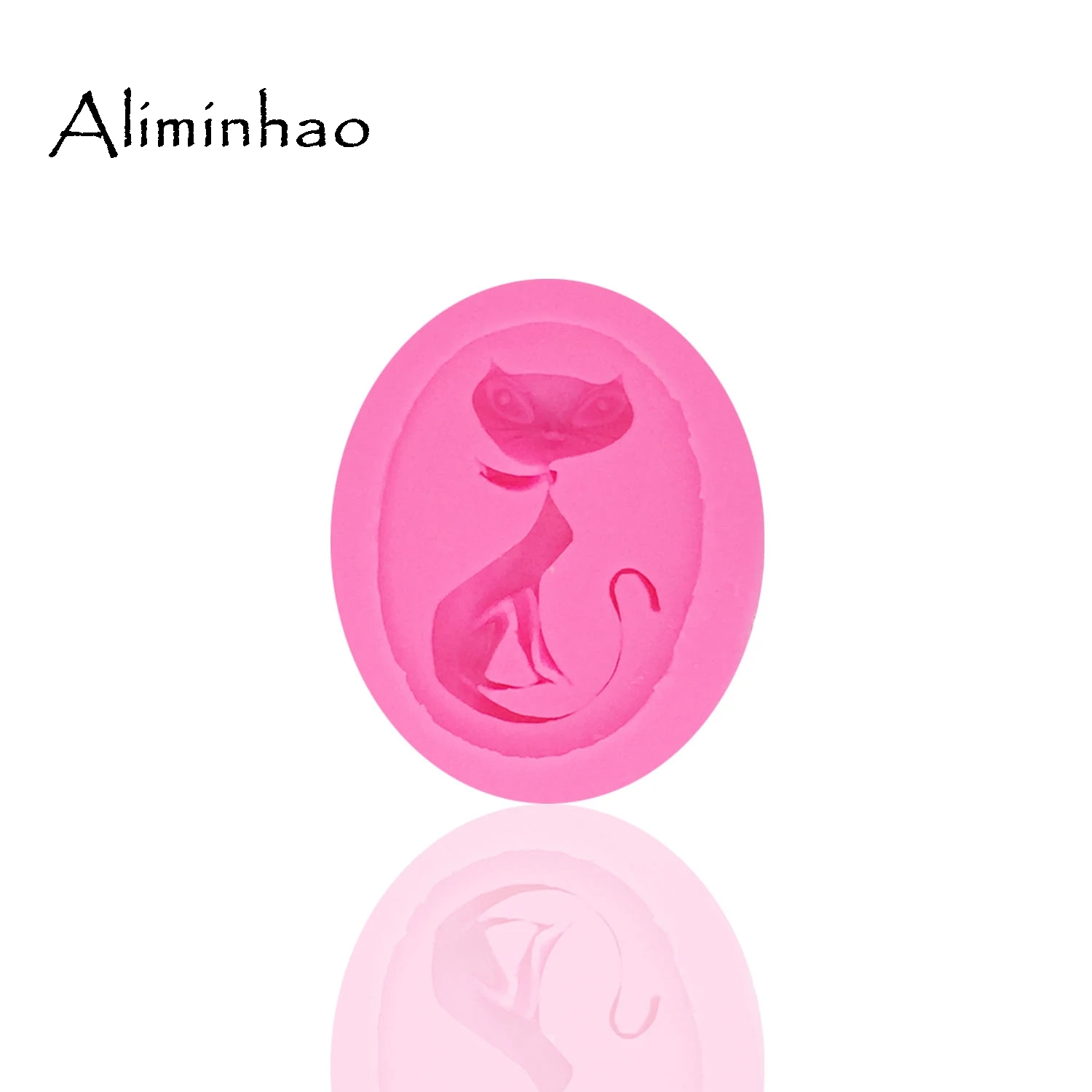 B0905 Mini Cat DIY Resin Clay Soap Mold Silicone mold chocolate fondant cake decorating tools Flexible | Дом и сад