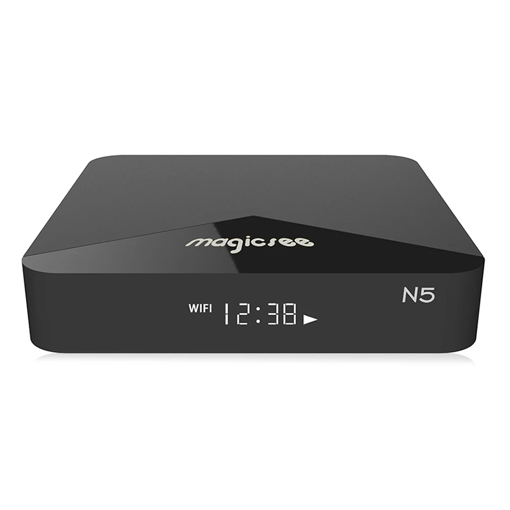 MAGICSEE N5 Android TV Box OS Amlogic S905X 7.1.2 2GB RAM 16GB ROM 2.4G 5G WiFi 100Mbps BT4.1 Support 4K H.265 | Электроника