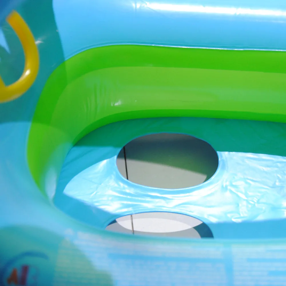 Портативное детское плавающее сиденье лодка надувной поплавок летний зонтик