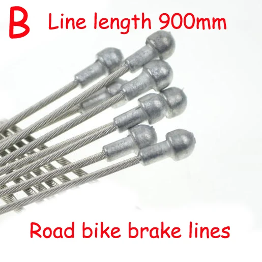 B Front Шоссейный велосипед MTB велосипед с фиксированной передачей велосипедный тормоз линия переключения передач набор тормозных кабелей сердечник внутренняя проволока стальная скоростная линия SCX005 - Цвет: B Front