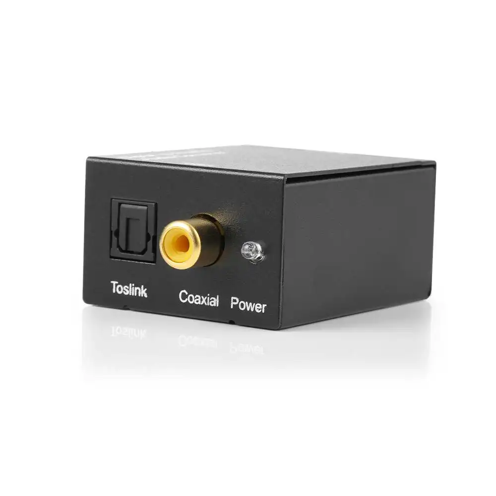 Коаксиальный оптоволоконный Toslink цифро аналоговый L/R RCA 3,5 мм Jack аудио конвертер SPDIF цифровой аудиодекодер Стерео усилители домашние
