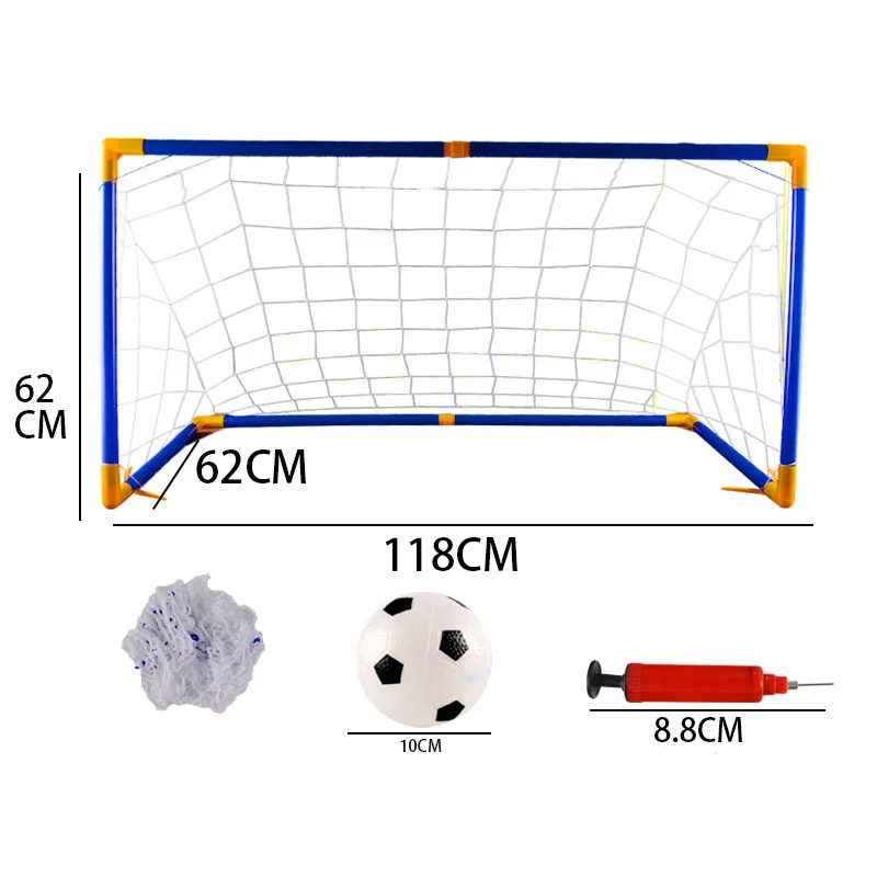 Портативные съемные детские 118 см футбольные сборочные Goal Toys Post Frame Set Indoor and Outdoor