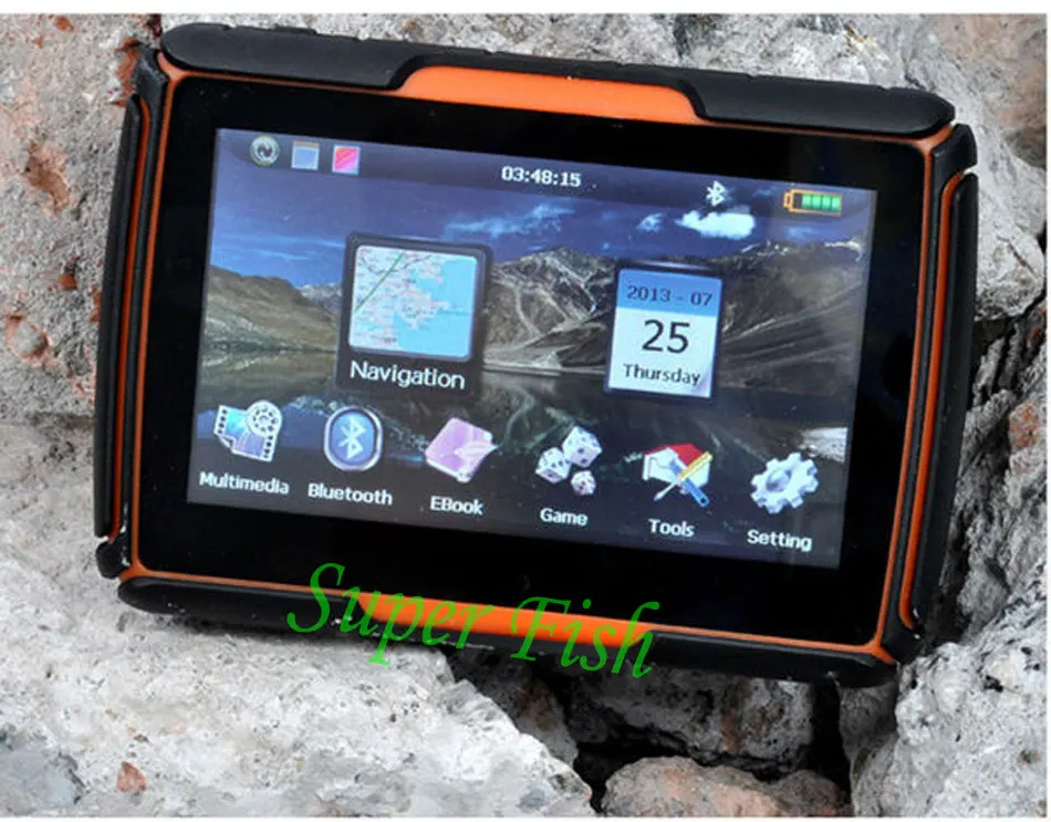 Новая версия 2016 4 3 дюйма 8 ГБ FM водонепроницаемый для мотоцикла автомобиля