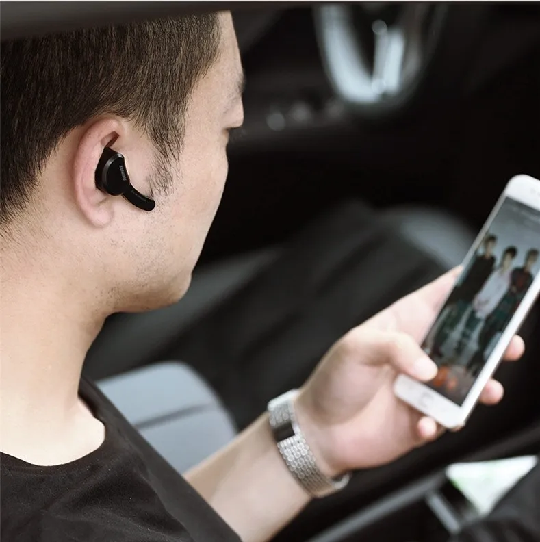 Мини Стиль 1 шт. в ухо V4.1 беспроводные Bluetooth наушники remax T10 наушники для телефона Handfree для смартфона