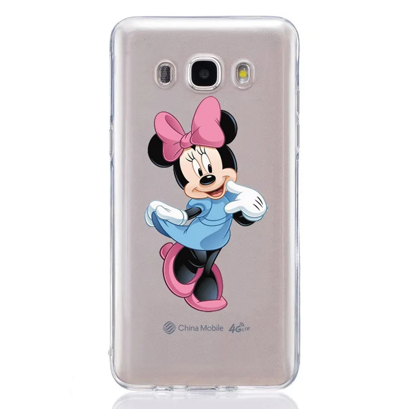 Для Samsung Galaxy A3 A5 2016 2017 A300 A320F A510 A520F TPU цветной мягкий чехол с изображением Микки и