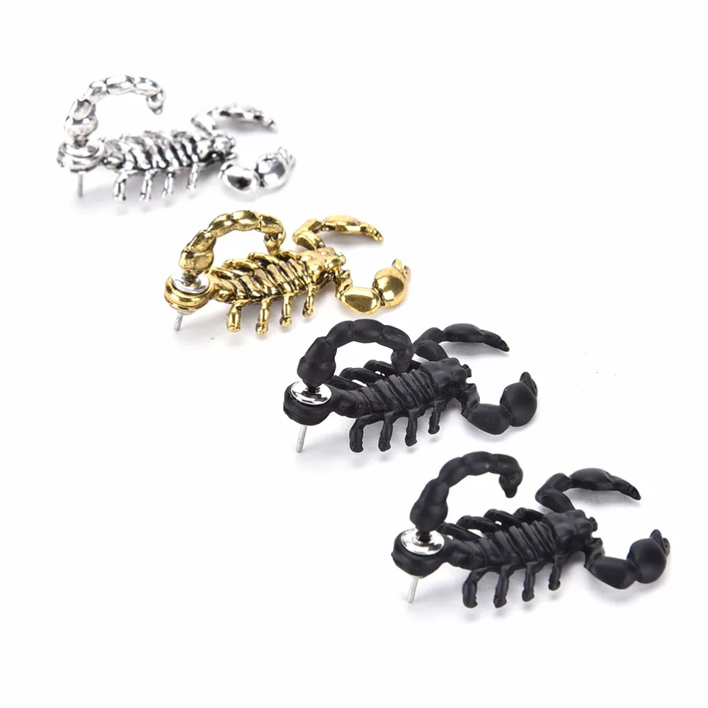 1 шт. винтажные серьги гвоздики в форме скорпиона|fashion stud earrings|stud earringsstud earrings for women