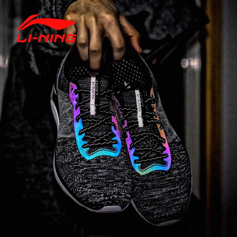 Мужские кроссовки Li Ning супер легкие XIV для бега дышащие DMX с подкладкой спортивная