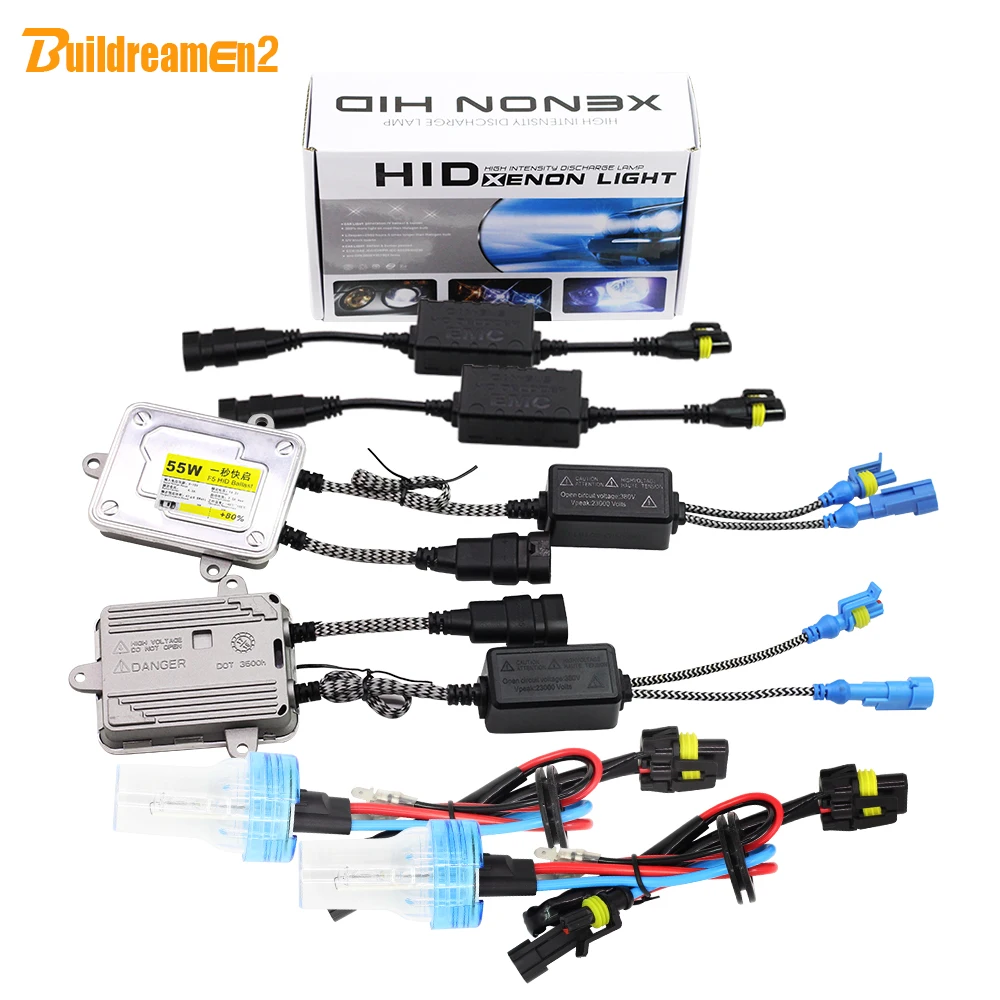 Buildreamen2 880 881 H27 55W Auto Шина CAN HID ксеноновый комплект 3000K-8000K AC балластный световой