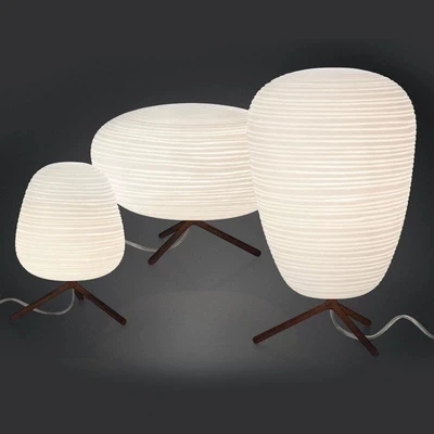 Стиль Пост Модерн Foscarini ритуалов белый Стекло Led E27 Настольный светильник для