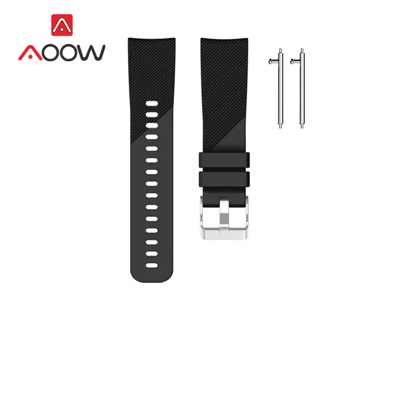 1 Силиконовый ремешок с цветочным принтом 20 мм для samsung Galaxy Active 42 мм gear Sport S2 Garmin vivoactive huawei Amazfit браслет - Цвет ремешка: 1