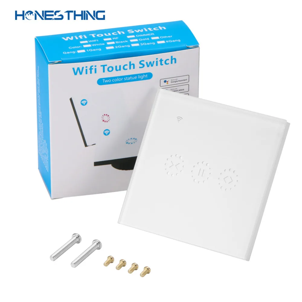 Умный переключатель для штор HonesThing с Wi Fi сенсорный пульт дистанционного
