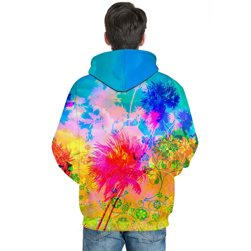 Colorful Splash paint 3D Sweatshirt Men Women Hoodies Hot Sale Quality Pullover 6XL Autumn Tracksuits Fashion Casual Jacket Coat | Мужская